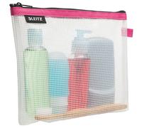 Leitz WOW Busta da Viaggio per Cosmetici, Resistente all'Acqua, Adatta come Borsa per il Bagno, Indicata per i Viaggi, 24 x 17 x 3 cm, Fucsia, 40140023