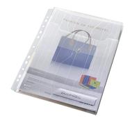 Buste per cataloghi Leitz Combi File - 659868 Buste in plastica per cataloghi 31x23,7 cm con finitura goffrata di colore trasparente in confezione da 3 Pz.