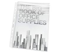 Leitz Busta in plastica di alta qualità, formato A4, espandibile, 200 fogli, 180 micron, in polipropilene, con patta superiore, confezione da 5, 47523003