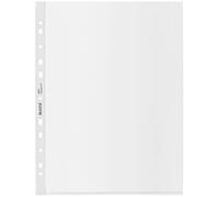 Leitz Busta Perforata in Plastica, Formato A4 Maxi, Confezione da 25, Capacità 8