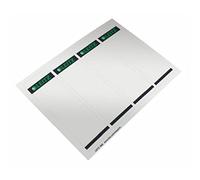 Leitz Cardboard labels, grey