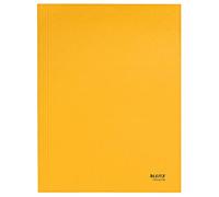 Leitz Cartella a 3 Lembi in PP Riciclabile al 100%, con Cinghie Elastiche, Contiene fino a 250 Fogli A4, Gamma Recycle, 242 mm x 2 mm x 318 mm - Giallo