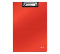 Leitz Cartella a Morsetto Rigida, in Polistirolo, Formato A4, Rosso - 39621020