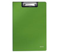 Leitz Cartella a Morsetto Rigida, in Polistirolo, Formato A4, Verde - 39621050