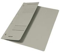 LEITZ Cartelle con occhielli in cartoncino Manilla - f.to A4 - Grigio - 1 Pezzo - 37400085
