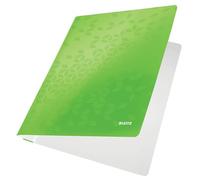 Leitz - Cartellina piatta Wow A4, colore: Verde