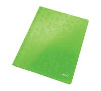 Leitz - Cartellina piatta Wow A4, colore: Verde