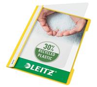 Leitz Cartellina Standard, Formato A4, Capacità fino a 250 Fogli, 80 gr/mq, Polipropilene, 1 Pezzo, Giallo, 41910015