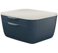 Cassettiera Cosy - 2 scomparti - grigio - Leitz