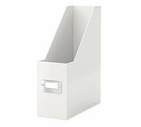 LEITZ Click Store Portariviste - Bianco Metallizzato - 60470001, A4