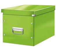 Leitz Click & Store WOW Scatola Archivio Cubo Grande, per Mantenere la Casa e l'Ufficio in Ordine, Verde, 61080054