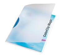 Leitz ColorClip Magic - blue cartellina con fermafoglio Polipropilene (PP) NEW