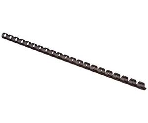 LEITZ COMB dorsi ad anelli in plastica - 10mm - capacità 65 fg - Nero - 35042