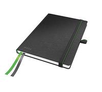 LEITZ 44770095 - Quaderno A5 a quadretti Leitz, copertina fissa, nero