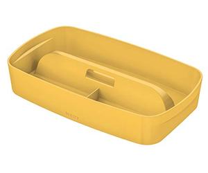 Leitz Cosy Scatole, Giallo Caldo, Vassoio Organizer S con Maniglie