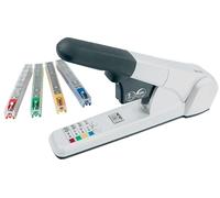 Leitz Cucitrice da Ufficio ad Elevata Capacità fino a 80 Fogli, Argento, Design Ergonomico, Include Cartucce per Punti, 55510084