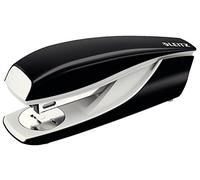 Leitz Cucitrice da Ufficio, Capacità fino a 30 Fogli, Design Ergonomico in Metallo, Include Punti, Gamma NeXXt, 55026025, Nero