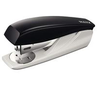 Leitz Cucitrice da Ufficio Compatta, Capacità fino a 25 Fogli, Nero, Design Ergo