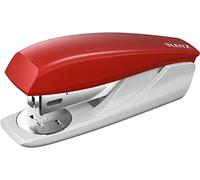 Leitz Cucitrice da Ufficio Compatta, Capacità fino a 25 Fogli, Rosso, Design Ergonomico, Include Punti, Gamma NeXXt, Cartone, 55010025