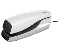 Leitz Cucitrice elettrica da ufficio Flat Clinch, Capacità 20 fogli, Bianco, Alimentazione elettrica, Include punti, Gamma NeXXt, 55661001