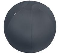 Leitz Ergo Cosy Active Palla da seduta dal Design Ergonomico con Rivestimento in Tessuto, Sfera Interna, Pompa ad Aria Manuale e 2 Tappi, 650 mm x 650 mm x 650 mm, Grigio Velluto