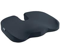 Leitz Ergo Cosy Cuscino Imbottito per Sedia da Casa o da Ufficio, Allevia la Pressione Spinale e Riduce il Dolore al Collo e alla Schiena, 355 mm x 75 mm x 455 mm - Grigio Velluto