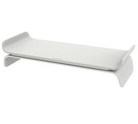 Leitz Ergo Supporto per Monitor Regolabile con 2 Impostazioni di Altezza, 20,9 x 11,2 x 48,3 cm, Grigio Chiaro, 65040085