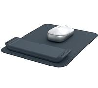 Leitz Ergo Tappetino per Mouse con Poggiapolsi Regolabile in 2 Impostazioni di Altezza, 200 x 24 x 260 mm, Grigio Scuro, 65170089