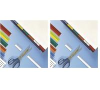 Leitz Esselte Strisce Adesive per Etichette, 20cm x 5 strisce (Confezione da 2)