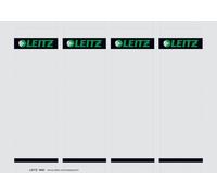Leitz Etichette stampabili al PC per raccoglitori a leva in plastica, Larghe, Grigio, 56 x 190 mm, Cartoncino, 16800085, Confezione da 100
