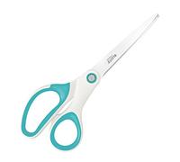 Leitz Forbici in Titanio Utilizzabili con Mano Destra e Sinistra (Ambidestre), 20.5 x 8 x 1.7 cm, Cancelleria per Ufficio, Impugnature Ergonomiche, Gamma WOW, Blu Ghiaccio