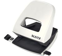 Leitz Foro Punzone Wow 50081001 Metallo 2-Hole 30-Sheet Capacità Bianco