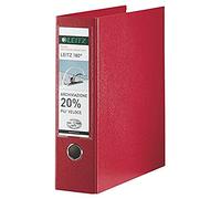 Registratore Leitz 180 G65 - dorso 8 cm - protocollo 23x33 cm - rosso - Leitz