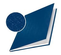 Copertine Impressbind - rigide - 28 mm - finitura lino - blu - Leitz - scatola 10 pezzi