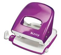 Leitz Hole Punch, 30 Sheets, Guide Bar with Format Markings, Metal, WOW Range, 5