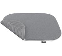 Leitz iComfi 65960085 - Federa per cuscino riscaldabile compatto e resistente, in poliestere rimovibile, con chiusura lampo, colore: Grigio chiaro, 40 x 30 x 2 cm