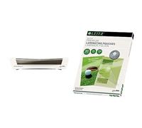 LEITZ iLAM, Plastificatrice Home Office, Formato A4, 2 rulli, Colore Grigio + Le