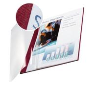 Leitz impressBIND Soft Covers, 10.5 mm Spine, Bordeaux, Pack of 10