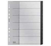 LEITZ 12180000 - Registri in plastica, A4 (1-31), Recycling
