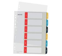 Leitz Indice stampabile con tasti 1-6, Formato A4, Resistente, Gamma Cosy, Multicolore, 12460000