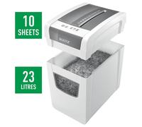 LEITZ IQ P4 23L Trituratore A Frammenti Cross Cut, Bianco - 80011000