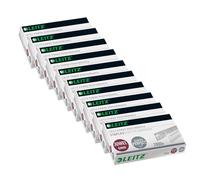 Leitz Juwel 56400000 - Punti da 4 mm, confezione da 2000 pezzi, zincati, 10 pezzi