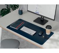 Leitz Large 80x40cm Dark Blue Desk Mat, Waterproof Desk Protector
