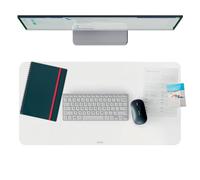 Leitz Large Transparent Desk Mat - Matt Desk Protector, Waterproof Mat, Laptop D