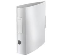 Leitz Lever Arch File, Arctic white, A4, Curved spine 8.2 cm width, Elastic fast