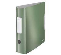 Leitz Lever Arch File, Celadon green, A4, Curved spine 8.2 cm width, Elastic fas