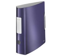 Leitz Lever Arch File, Titan blue, A4, Curved spine 8.2 cm width, Elastic fasten