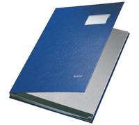 LEITZ Libro firma in PPL 10 scomparti - f.to 24 x 34 cm - Blu - 57010135 - NUOVO