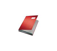 LEITZ Libro firma in PPL 20 scomparti - f.to 24 x 34 cm - Rosso - 57000125