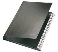 Leitz Libro Monitore Alfabetico In Cartone A-Z Scomparti - Nero - 58240195, 24 scomparti